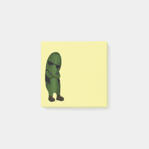 Kühle Gurke Post-it Klebezettel