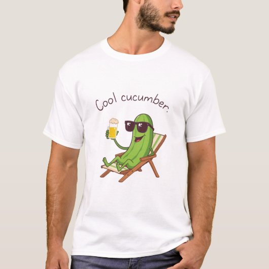Kühle Gurke T-Shirt (Vorderseite)