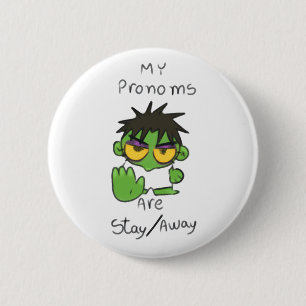 Kühle Introvertierte Stimmung Button