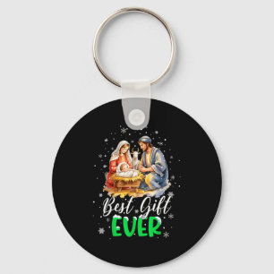 Kühle Jesus-Geburtsszene Christlich Beste jemals C Schlüsselanhänger