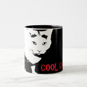 KÜHLE KATZE KAFFEETASSE