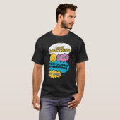 Kühle Kellnerin bei Tag, professionelle Überdenker T-Shirt (Vorne ganz)