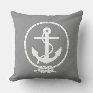 Kühle klassische und elegante nautische Anker Kissen