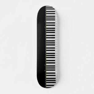 Kühle Klaviertasten,Schwarz Skateboard