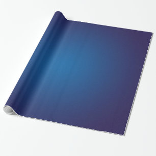 Kühle körnige, tiefblaue Vignette Geschenkpapier