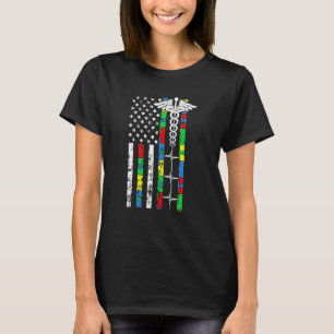 Kühle Krankenschwester Registrierte Rn Amerikanisc T-Shirt