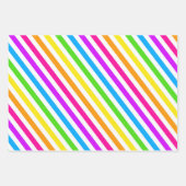 Kühle lebendige Farben  Geschenkpapier Set (Vorderseite 3)