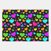 Kühle lebendige Farben  Geschenkpapier Set (Vorderseite)