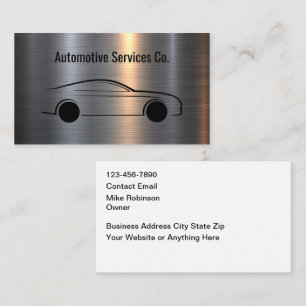 Kühle moderne Geschäftskarten für Autoreparatur Visitenkarte