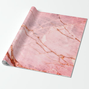Kühle moderne rote Marmorsteintextur Geschenkpapier