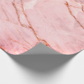 Kühle moderne rote Marmorsteintextur Geschenkpapier (Ecke)