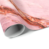 Kühle moderne rote Marmorsteintextur Geschenkpapier (Rolleneckpunkt)