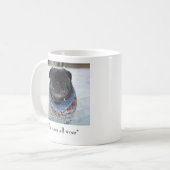 Kühle Mops-Tasse Kaffeetasse (Vorderseite Links)