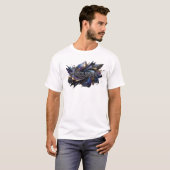 Kühle Navy FOCUSED T-Shirt (Vorne ganz)