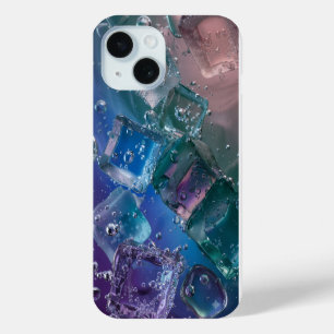 Kühle Neon-Eiswürfel Kristall Blau Lila iPhone Hül Case-Mate iPhone Hülle