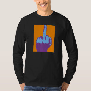 Kühle offensive Pop Vintage Retro Mittelfinger Ora T-Shirt