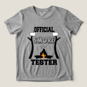 Kühle offizielle Smore-Test-Wortkunst Unisex Tri-Blend Shirt