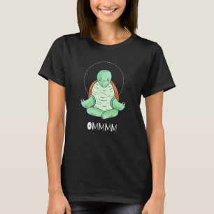 Kühle OMMM Meditation Entspannung Schildkröte Yoga T-Shirt