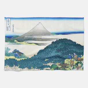 Kühle orientalische japanische Hokusai Fuji Aussic Handtuch