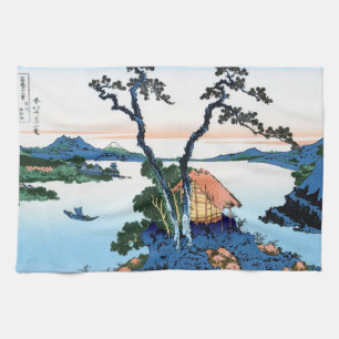 Kühle orientalische japanische Hokusai Fuji Aussic Handtuch