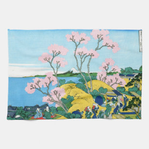 Kühle orientalische japanische Hokusai Fuji Aussic Handtuch