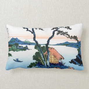 Kühle orientalische japanische Hokusai Fuji Aussic Lendenkissen