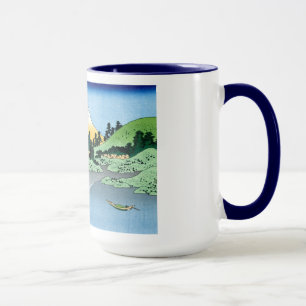 Kühle orientalische japanische Hokusai Fuji Aussic Tasse
