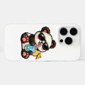 Kühle Panda-Drinks Case-Mate iPhone Hülle (Rückseite (Horizontal))
