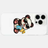 Kühle Panda-Drinks Case-Mate iPhone Hülle (Rückseite (Horizontal))
