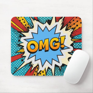 Kühle Pop-Art farbenfrohe moderne zeitgenössische Mousepad