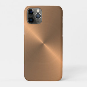 Kühle realistische Metalltextur Poliertes Kupfer iPhone 11 Pro Hülle