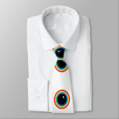 Kühle Regenbogen-Augen Krawatte (Gebunden)
