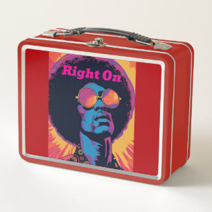 Kühle/Retro-Lunchbox Metall Brotdose