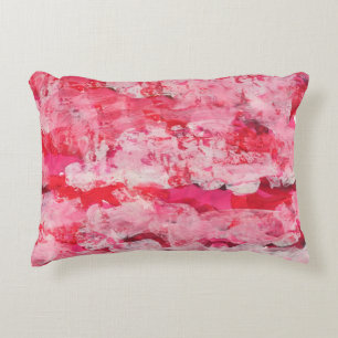 Kühle rosa Textur. Kunst, künstlerisch, Unschärfe, Dekokissen