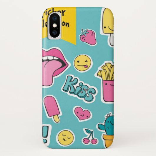 Kühle schöne Aufkleber Case-Mate iPhone Hülle (Rückseite)