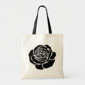 Kühle schwarze Rose Tragetasche (Vorne)