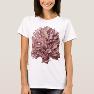 Kühle silberne FANCY PINK BLUMEN Fette Gestaltung T-Shirt