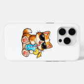 Kühle Sommerkatze Case-Mate iPhone Hülle (Rückseite (Horizontal))