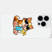 Kühle Sommerkatze Case-Mate iPhone Hülle (Rückseite (Horizontal))
