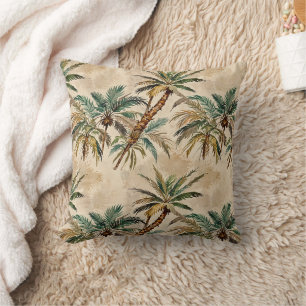 Kühle sorglose Jazzy Palme Kissen