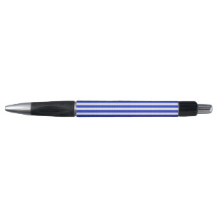 Kühle Streifen Blaue Geometrie Kugelschreiber