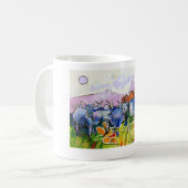 Kuhle Tasse: Herde heimzu II Kaffeetasse (Vorderseite Links)