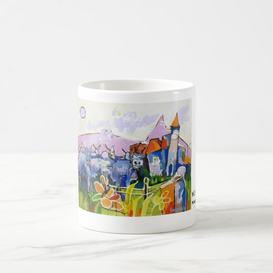 Kuhle Tasse: Herde heimzu II Kaffeetasse