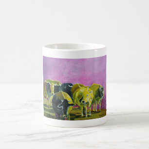 Kuhle Tasse: Herde heimzu Kaffeetasse