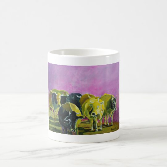 Kuhle Tasse: Herde heimzu Kaffeetasse