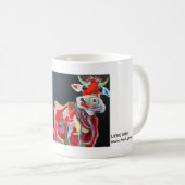 Kuhle Tasse: Liebe Kuh Kaffeetasse (VorderseiteRechts)