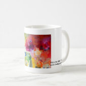 Kuhle Tasse: Yellow and Pinky Kaffeetasse (VorderseiteRechts)