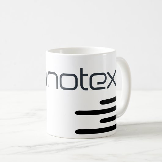Kühle Technotext Techno Text Kaffeetasse (VorderseiteRechts)