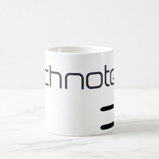 Kühle Technotext Techno Text Kaffeetasse (Mittel)