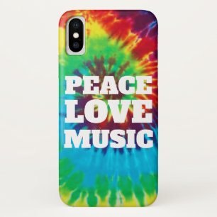 Kühle Tie Dye Peace Liebe Musik Case-Mate iPhone Hülle
